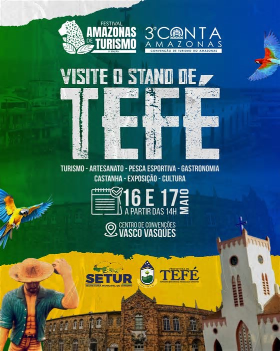 Tefé irá participar do III Festival Amazonas de Turismo