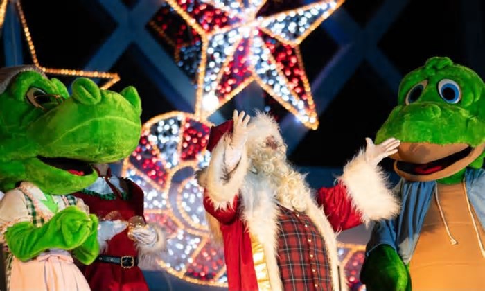 Distribuição de cucas e personagens de Natal prometem encantar o público da BNT Mercosul no estande de Joinville