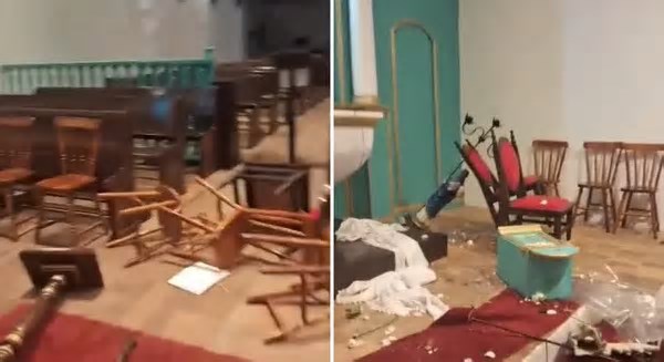 Igreja histórica do século 17 é vandalizada em paraíso turístico