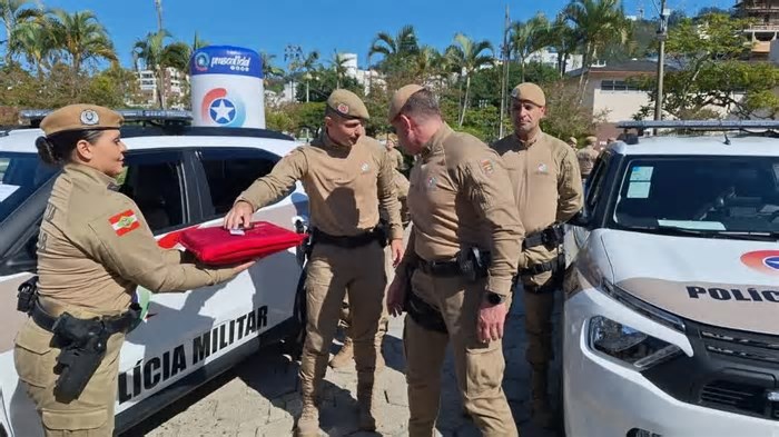 PMSC recebe 22 novas viaturas adquiridas com emendas parlamentares e reforça segurança em SC