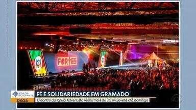 Bom Dia Rio Grande. Evento da Igreja Adventista reúne mais de 3,5 mil jovens em Gramado