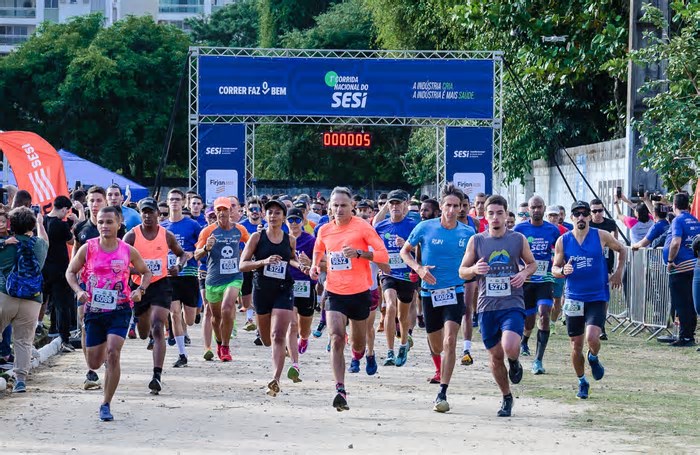 Resende representa o RJ e reúne mais de 900 pessoas na 1ª Corrida Nacional do SESI