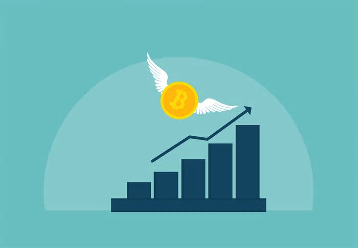 Bitcoin encosta nos US$ 100 mil, em maior cotação desde fevereiro