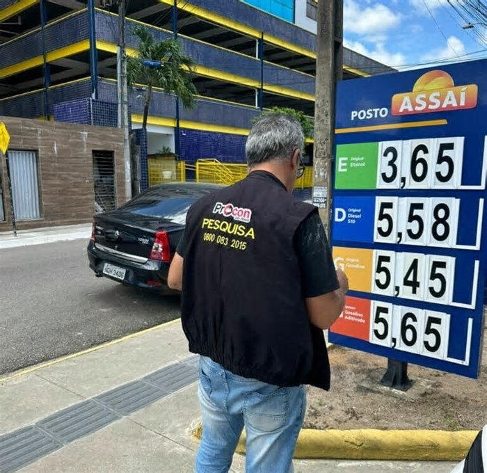 Procon-JP registra queda no preço do diesel por 3 semanas seguidas; preço da gasolina cai há 8 pesquisas