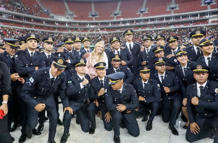 Celina Leão destaca reforço à segurança com formatura de novos policiais militares