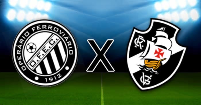 Operário x Vasco na Copa do Brasil: onde assistir ao vivo, horário e escalação