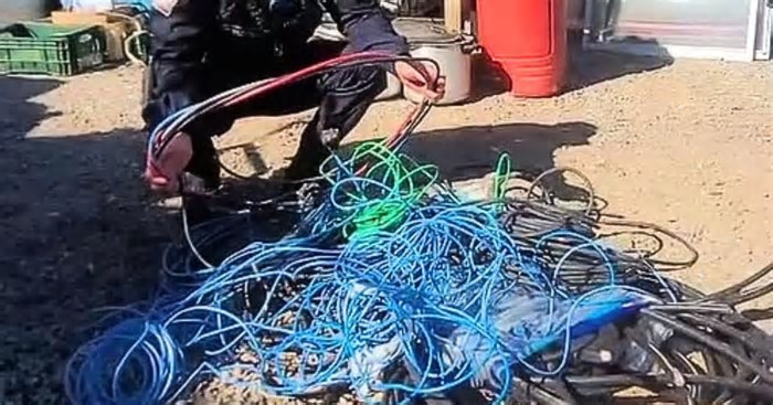Comerciante é preso por vender fios furtados da rede pública de Florianópolis