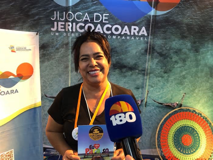 Cristina, do Restaurante Lua Cheia de Jericoacoara, destaca acessibilidade e acolhimento na FETUR