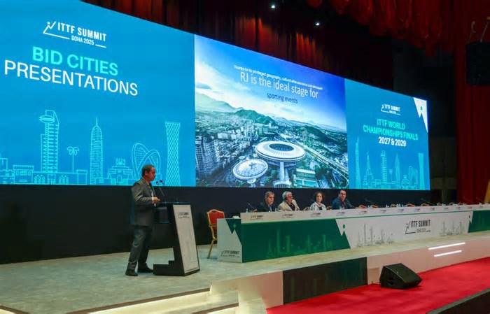 Rio de Janeiro sediará pela primeira vez o Mundial de Tênis de Mesa, em 2029