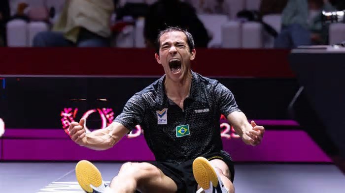 Hugo Calderano foi o grande destaque do fim de semana esportivo