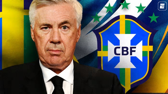 Carlo Ancelotti é o novo técnico da seleção brasileira ESPN