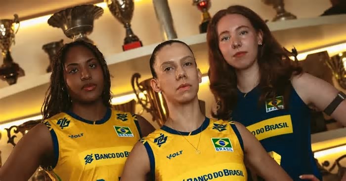 Seleção de vôlei apresenta novo uniforme para ciclo olímpico