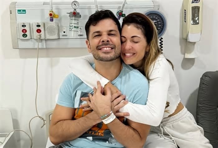 Esposa atualiza estado de saúde de Jonas Almeida após cirurgia para retirada de tumor no pulmão