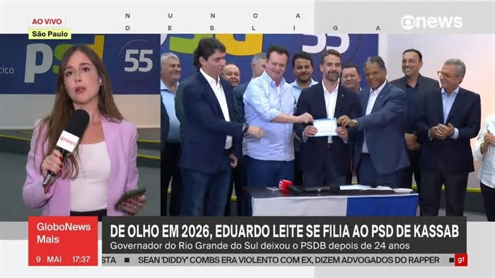 Eduardo Leite afirma ser pré-candidato à presidência pelo PSD