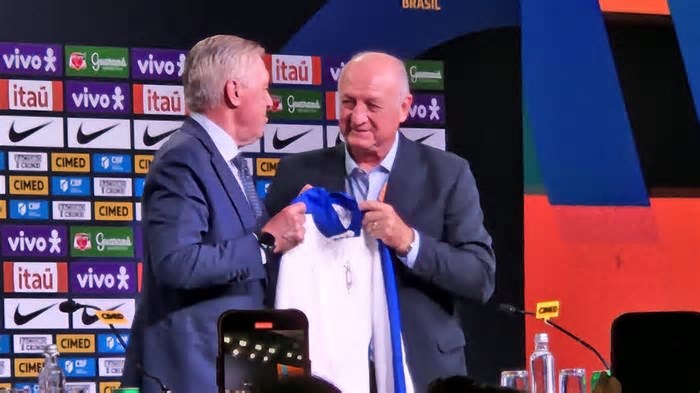 Ancelotti é apresentado como técnico da Seleção e celebra desafio de comandar a ‘melhor do mundo’