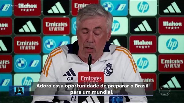 Ancelotti assume seleção brasileira em busca de feito inédito na Copa do Mundo
