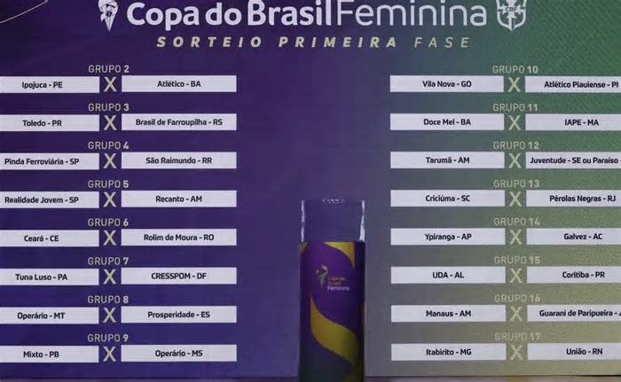 Copa do Brasil Feminina: veja as informações da segunda fase