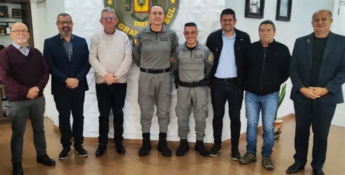 Reunião discute aumento do efetivo para a Brigada Militar de Nova Petrópolis