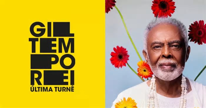 Show de Gilberto Gil na turnê ‘Tempo Rei’ em BH será em novo local; veja onde