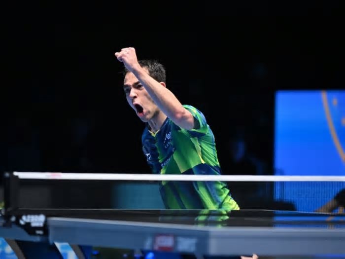 Hugo Calderano vai à semifinal do Mundial de tênis de mesa e já garante medalha histórica