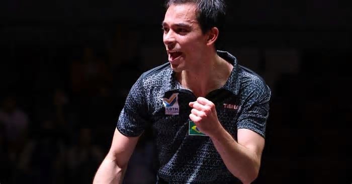 Hugo Calderano vence e avança à semifinal do Mundial de tênis de mesa
