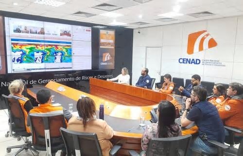 Defesa Civil Nacional coordena ações de preparação para chuvas intensas no litoral leste da região Nordeste