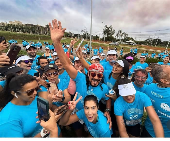Corrida de Bell Marques, Rafa e Pipo reúne mais de 7 mil pessoas e tem show especial em Brasília