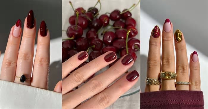 Unhas bordô: 6 ideias para usar a cor da vez com estilo