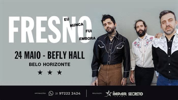Fresno celebra 25 anos de carreira no BeFly Hall, em BH