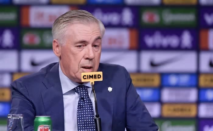 Carlo Ancelotti explica qual será o seu sistema tático na Seleção Brasileira