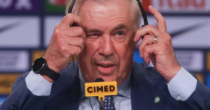 Carlo Ancelotti mantém 48% da seleção de Dorival Júnior em sua 1ª convocação
