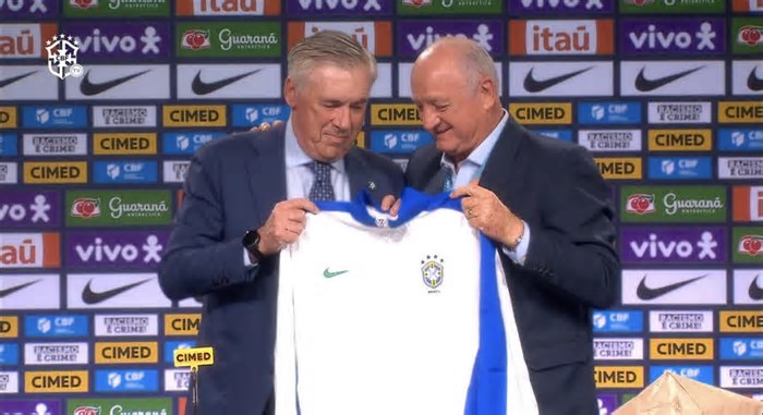 Carlo Ancelotti faz a 1ª convocação como técnico da Seleção Brasileira; veja a lista