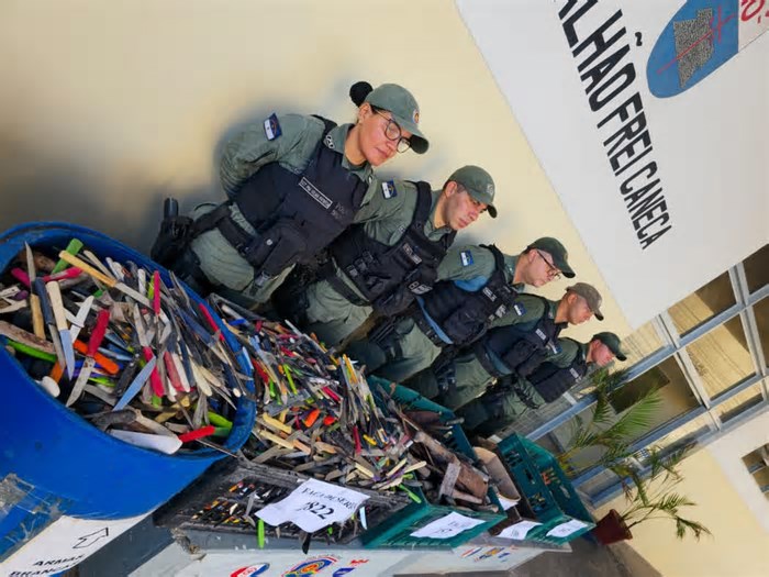 Mais de 4.700 facas, tesouras e facões são apreendidos em ruas centrais do Recife, em 2 anos