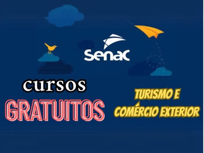 Últimos dias para aproveitar os cursos técnicos totalmente gratuitos do Senac: 1,9 mil vagas em turismo e comércio exterior