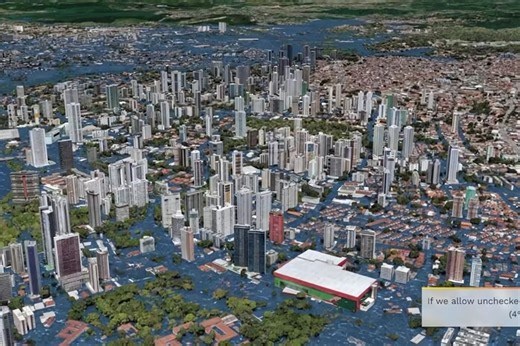 A metrópole brasileira que o mar está lentamente engolindo e ninguém parece perceber