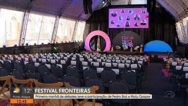Jornal do Almoço. Festival Fronteiras começa em Porto Alegre