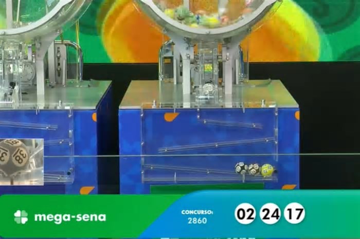 Resultado da Mega-Sena 2860 com prêmio de R$ 37,8 milhões é divulgado; veja números sorteados