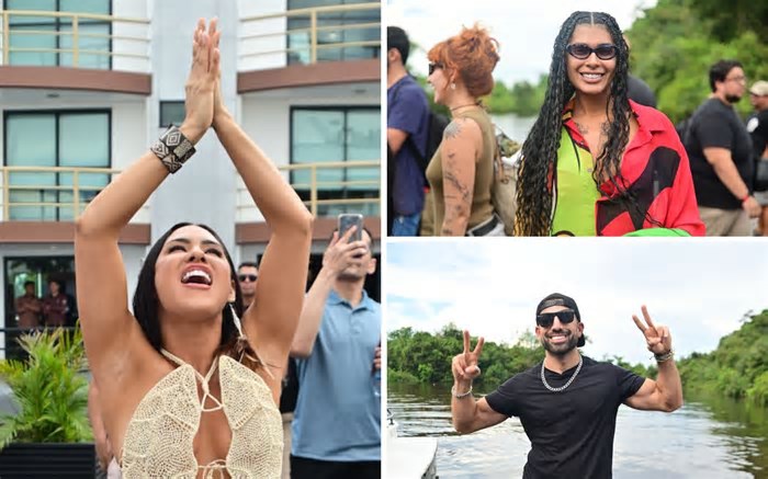 Festival da Cunhã: Isabelle Nogueira leva barco lotado de famosos para Manaus