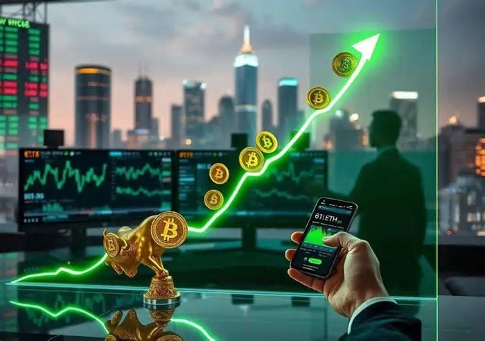 Mercado de criptomoedas registra alta em maio de 2025, impulsionado por investidores institucionais