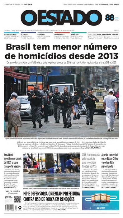 13 de maio de 2025 – Edição 25.083