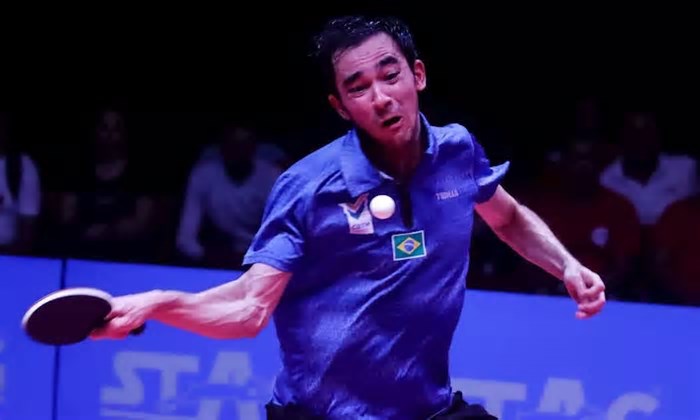 Calderano vence chinês em jogo emocionante e vai a final inédita do Mundial de tênis de mesa