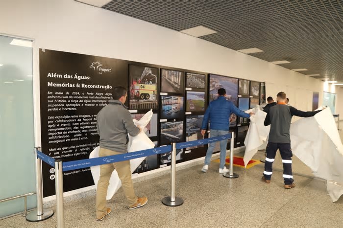 Fraport Brasil abre exposição “Além das Águas” sobre a enchente que atingiu o aeroporto