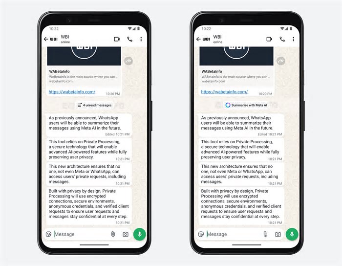 WhatsApp prepara função que resume conversas usando inteligência artificial