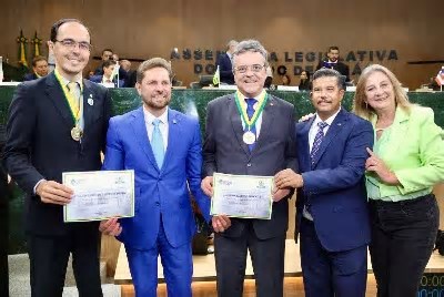 Deputado Georgeo recebe homenagem em Goiânia/GO e participa de evento em Brasília/DF