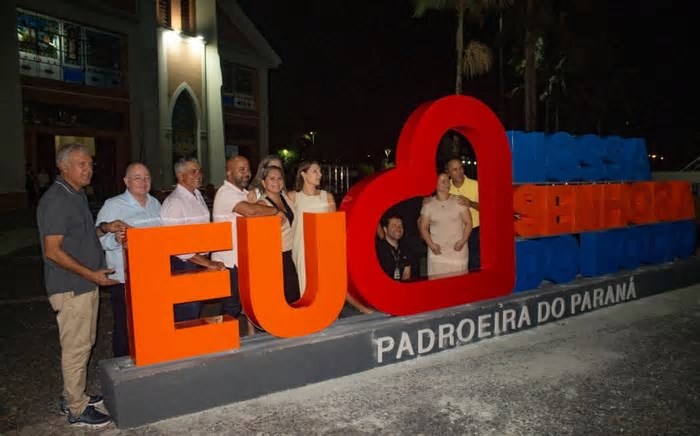 Santuário do Rocio ganha letreiro “instagramável” e vira novo ponto turístico em Paranaguá