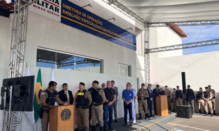 Policia Militar inaugura batalhão para grandes eventos em MG