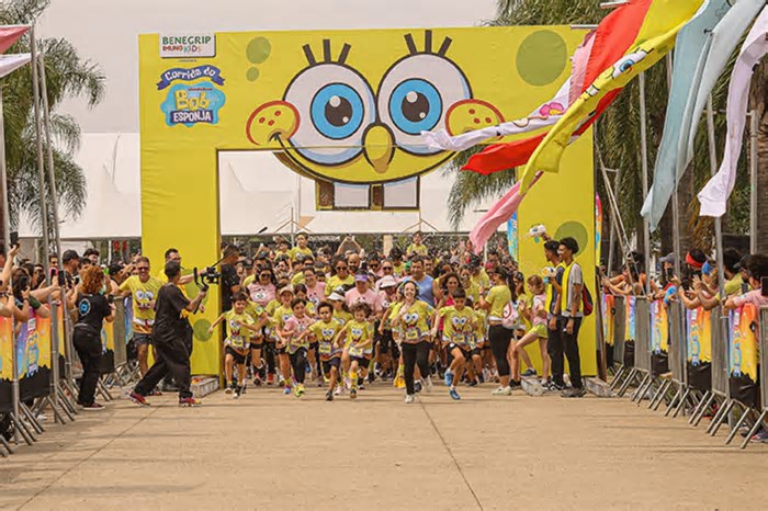 Belo Horizonte recebe pela primeira vez a corrida do Bob Esponja; saiba os detalhes