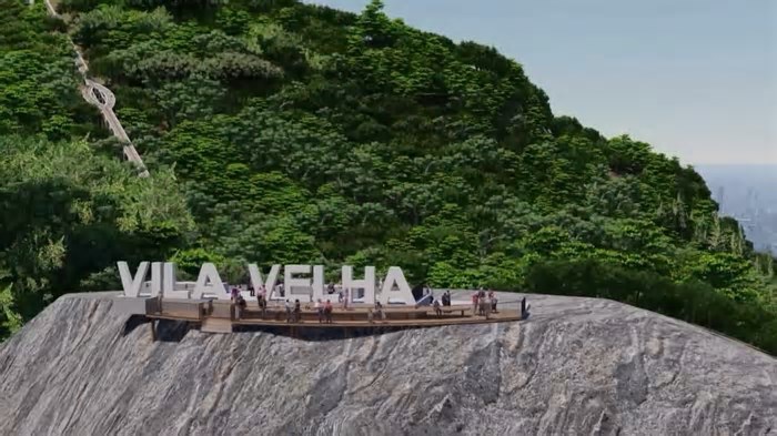 Conheça o projeto com bondinho e até letreiro estilo Hollywood que vai revitalizar o Morro do Moreno, no ES