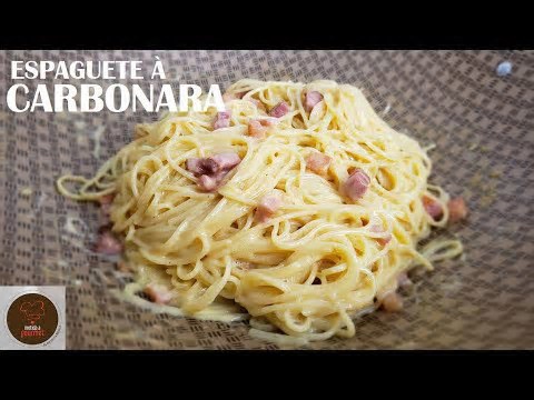 Espaguete à Carbonara FÁCIL e MARAVILHOSO ¦ Receita tradicional italiana