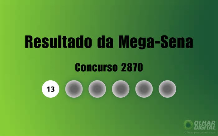 Mega-Sena 2870: veja resultado de hoje, sábado (31)